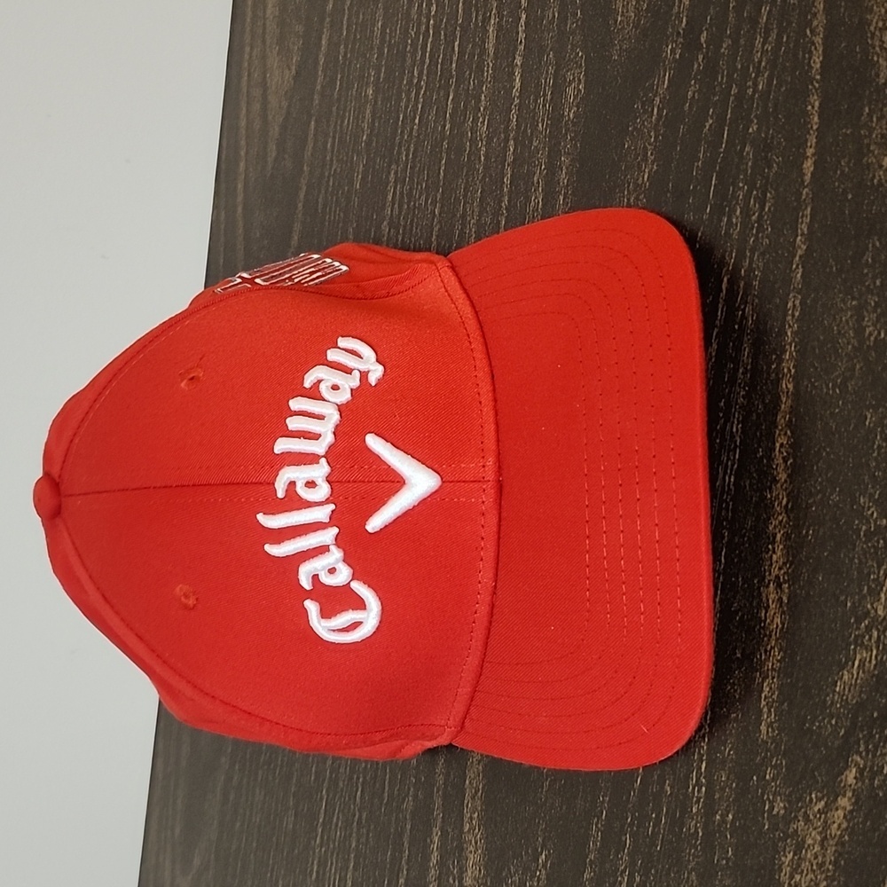 Callaway hat Red MTR EUC GOLF CAP Snap Back